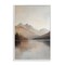 Stupell Industries Muted Lake Neutral Landscape Framed Giclee, design by Petal Prints Design
